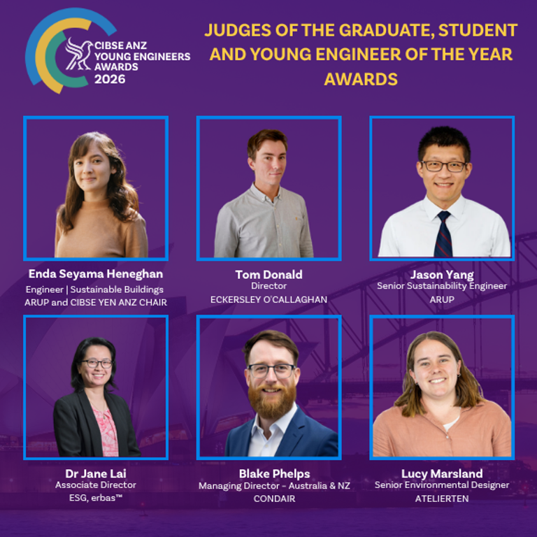 CIBSE ANZ announces judging panel for 2026 Young Engineers Awards