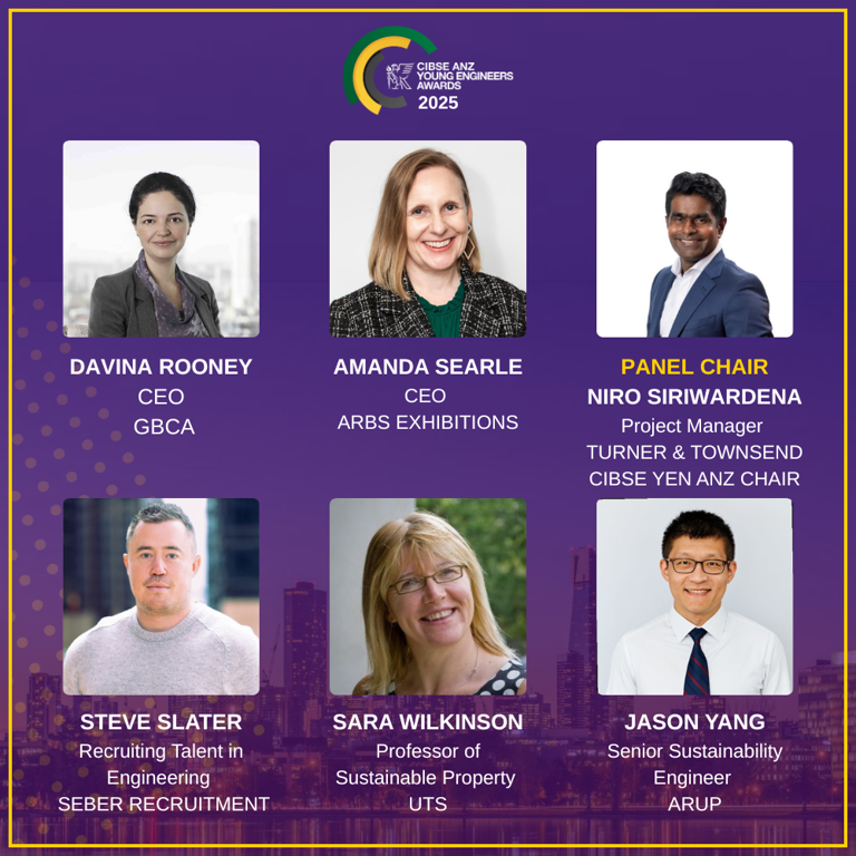 CIBSE ANZ Young Engineers Awards Announces Esteemed Judging Panel